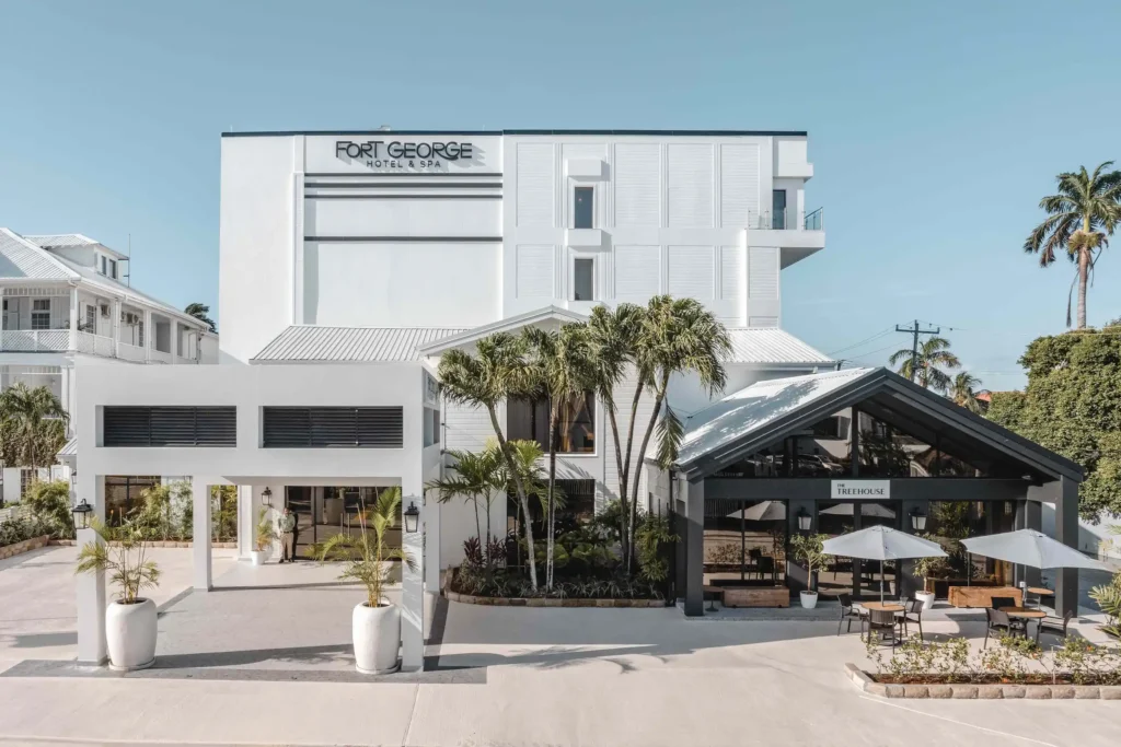 Exterior view of Fort George Hotel and Spa